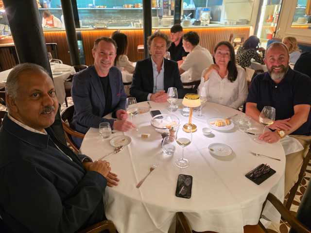 Dinner with leaders, colleagues and sponsor
