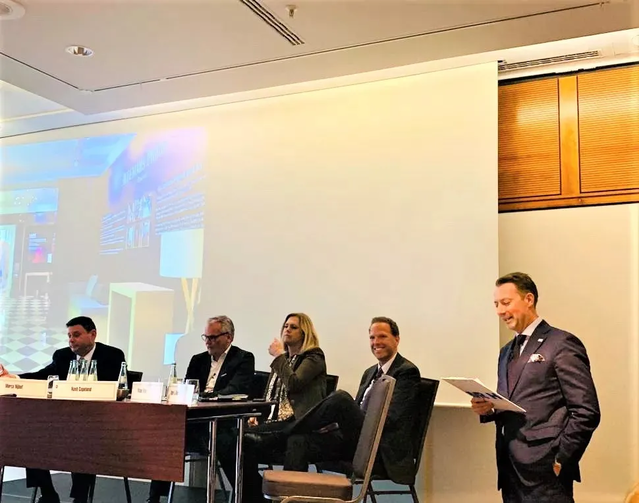 International Hotel Investment Forum panel moderated by RLA Global CEO Roger Allen